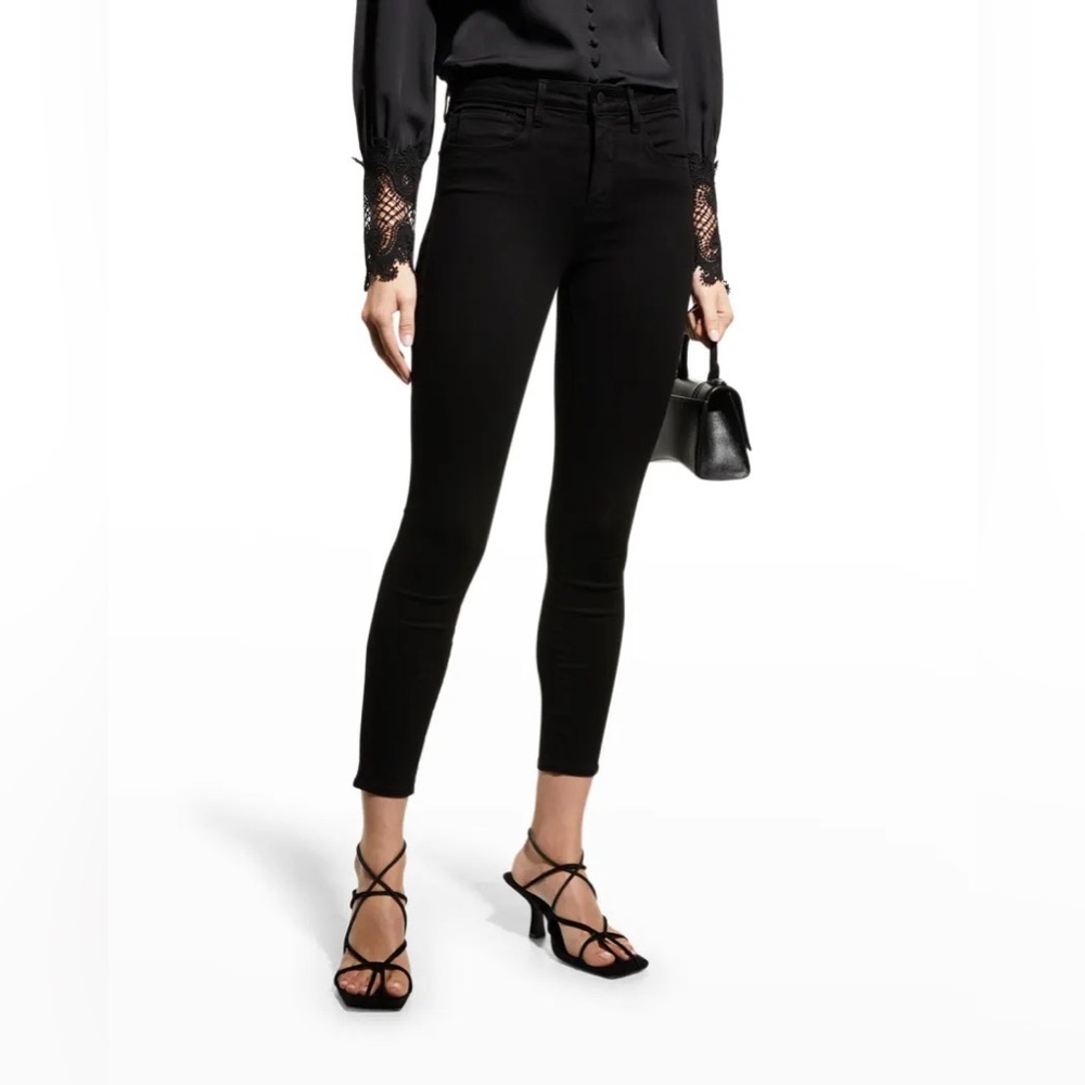 L'Agence Margot High-Rise Skinny Ankle Jeans